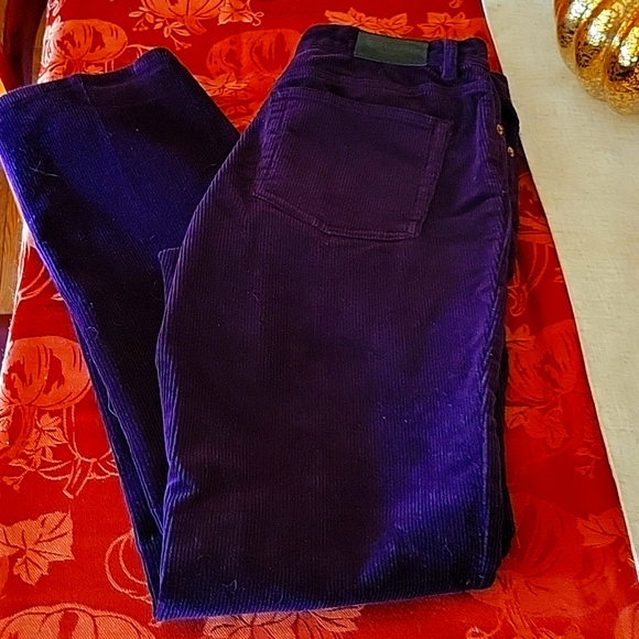 Chaps purple Corduroy jeans size 4 - Picture 2 of 2
